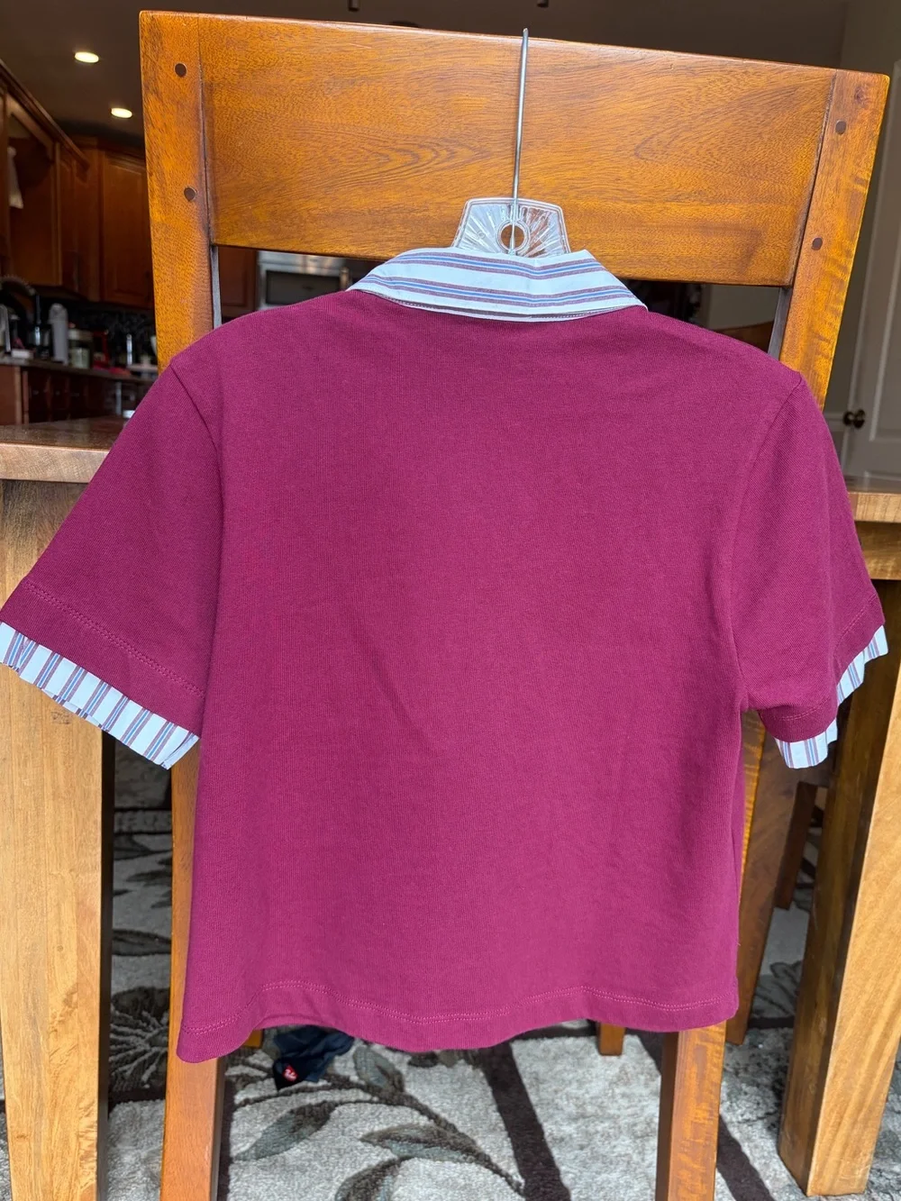 J. Crew Layered polo shirt in mariner cotton